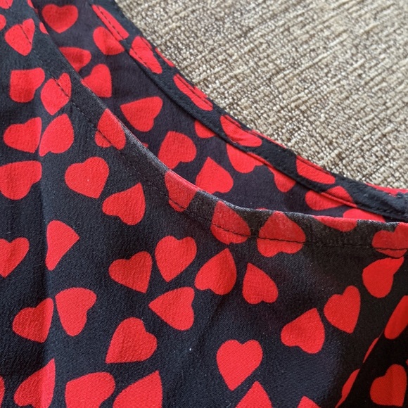 Equipment Femme silk sleeveless button down heart blouse top - Picture 9 of 9